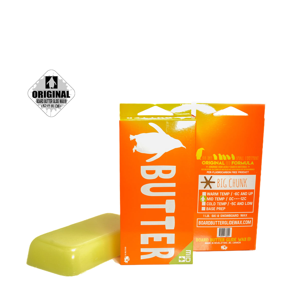 Board Butter Glide Wax 1lb Big Chunk Mid Temp BOARD BUTTER GLIDE WAX