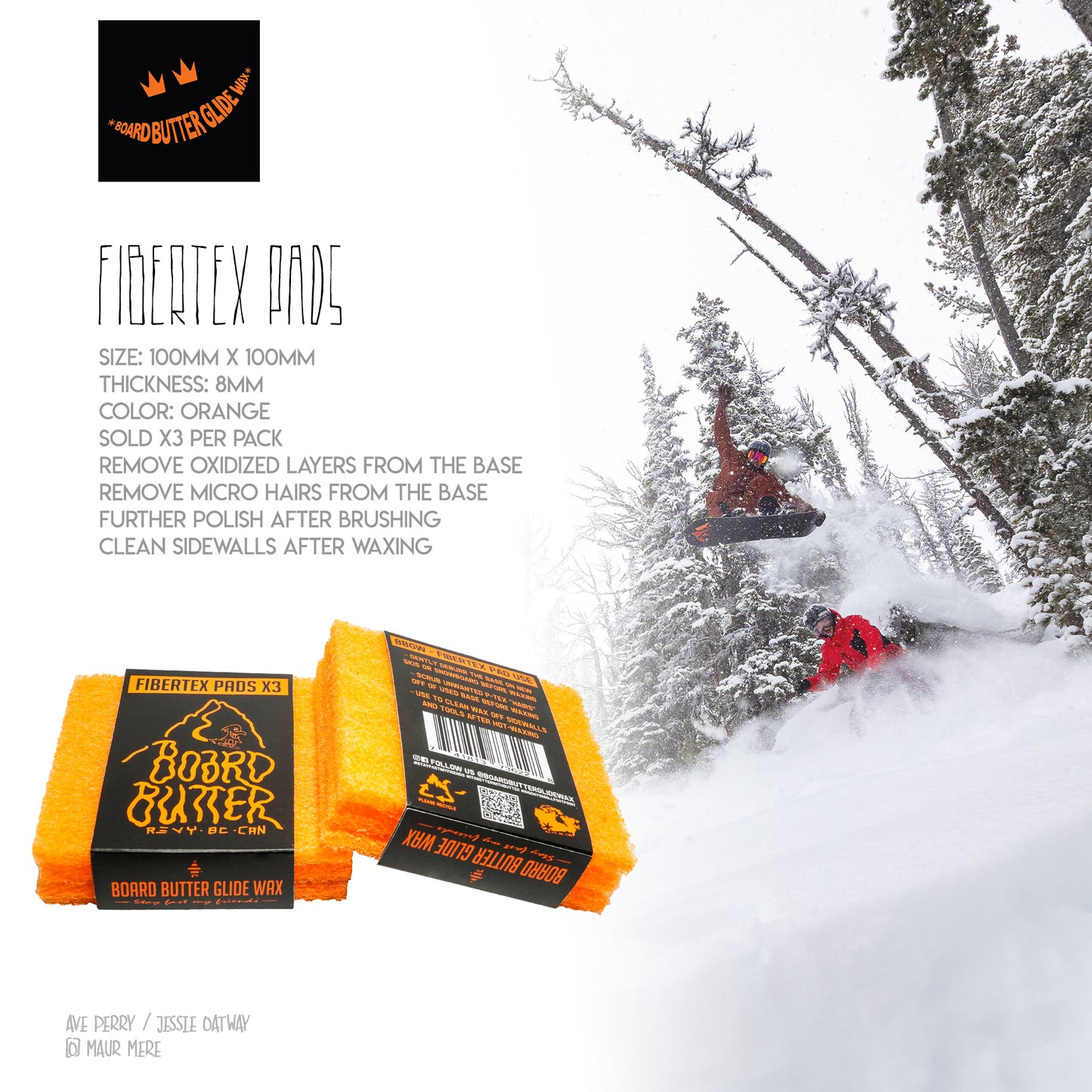 Fibertex pads (x3)