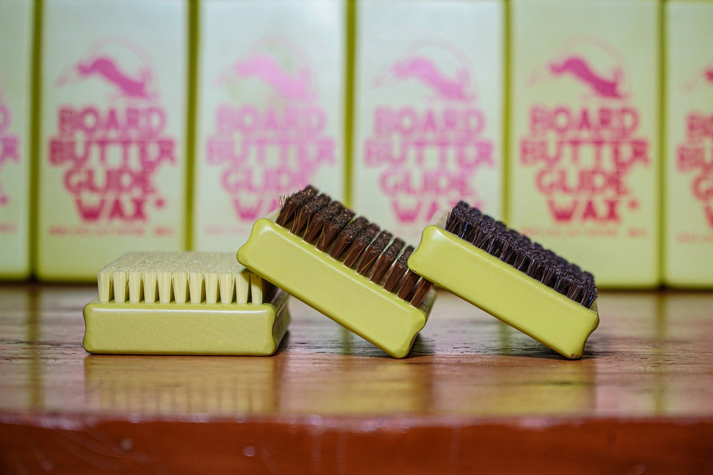 Board Butter Glide Wax Hand Brushes
