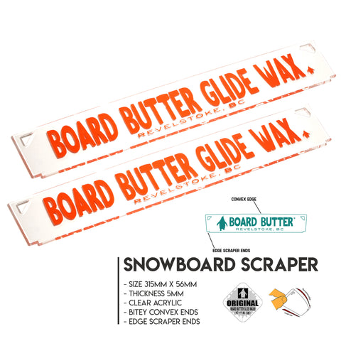 Board Butter Glide Wax - Snowboard Butter Knife Wax Scraper