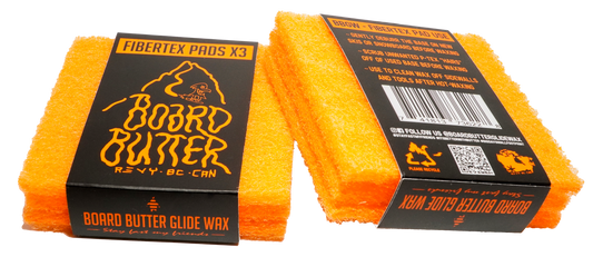 Board Butter Glide Wax - Fibertex pads (x3)