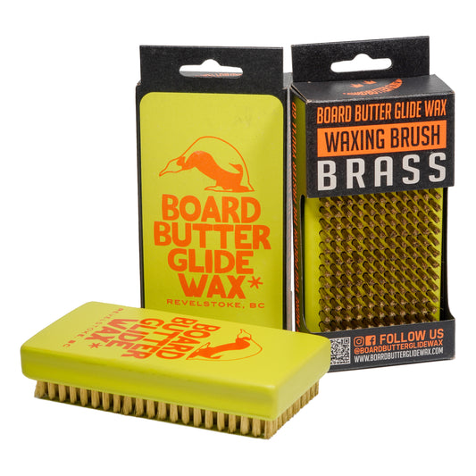 Board Butter Glide Wax - Butter Brush - Brass