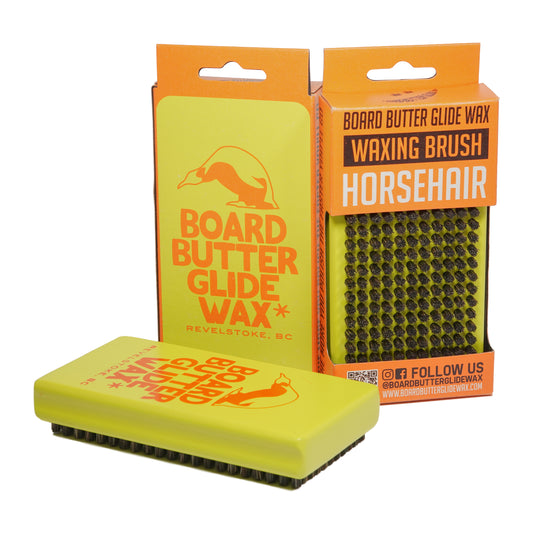 Board Butter Glide Wax - Butter Brush - Horsehair