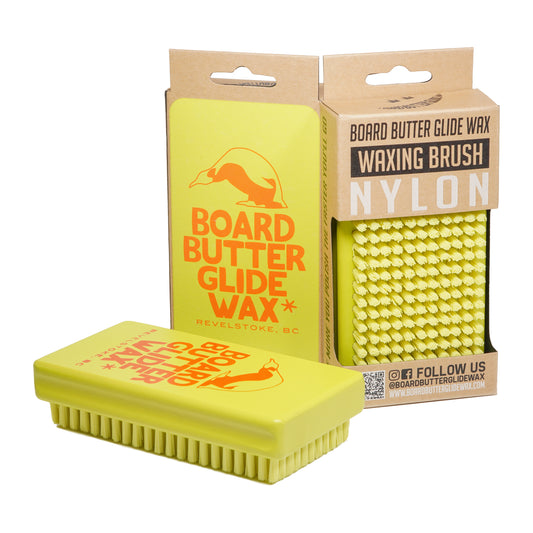 Board Butter Glide Wax - Hand Brush - Nylon