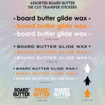 Board Butter Glide Wax - 5 Die Cut Transfer Stickers