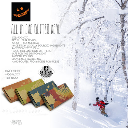 All in 1 Wax deal (4x 90g Blocks)